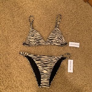 NEW PacSun Animal Print Swimsuit